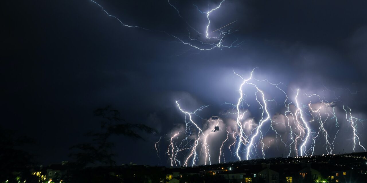 Que veut dire orage épars ?