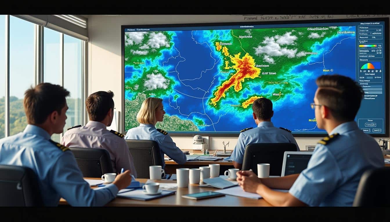 découvrez notre formation météo spécialement conçue pour les pilotes. apprenez les fondamentaux de la météorologie afin de comprendre les conditions de vol et garantir votre sécurité dans les airs. maîtrisez les éléments clés pour prendre des décisions éclairées et voler en toute confiance.