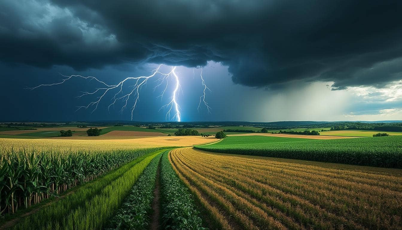 découvrez comment les orages de mai à septembre influencent la météo agricole et l'impact sur les cultures. analyse des conditions climatiques, des risques associés et des stratégies pour protéger les récoltes.