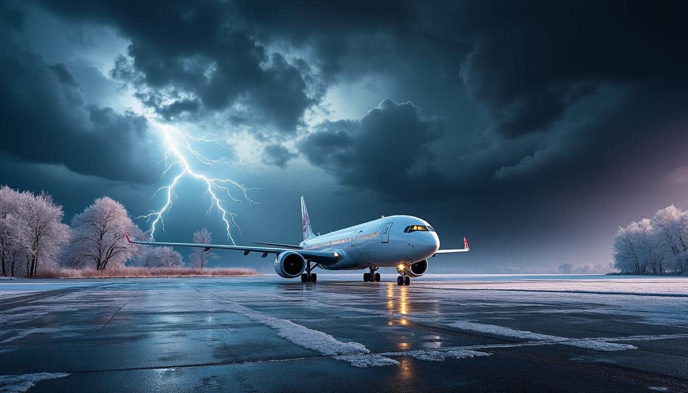 découvrez comment les orages, le givre et les vents violents impactent le trafic aérien et conduisent à des annulations de vols. cette analyse détaillée explore les conditions météorologiques extrêmes et leurs effets sur la sécurité des aéronefs.