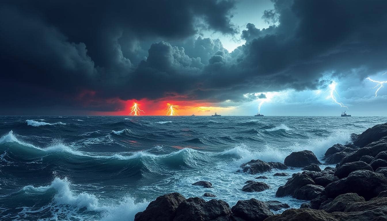 découvrez les prévisions de la météo marine du jour et identifiez les zones les plus à risque. informez-vous sur les conditions océaniques et prenez les bonnes décisions pour vos activités nautiques.