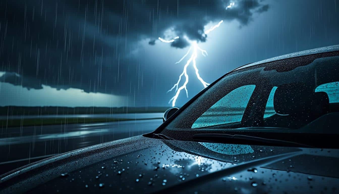 découvrez s'il est vraiment sûr de rester dans votre voiture pendant un orage et apprenez les précautions à prendre pour garantir votre sécurité face aux éclairs.
