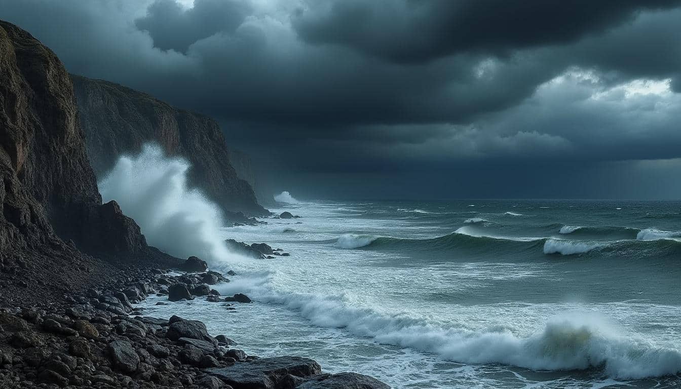 restez informé des conditions maritimes avec notre alerte météo sur les côtes françaises. préparez-vous à affronter tempêtes, houle et vents forts qui pourraient perturber la navigation et la sécurité. suivez nos conseils et restez en sécurité en mer.