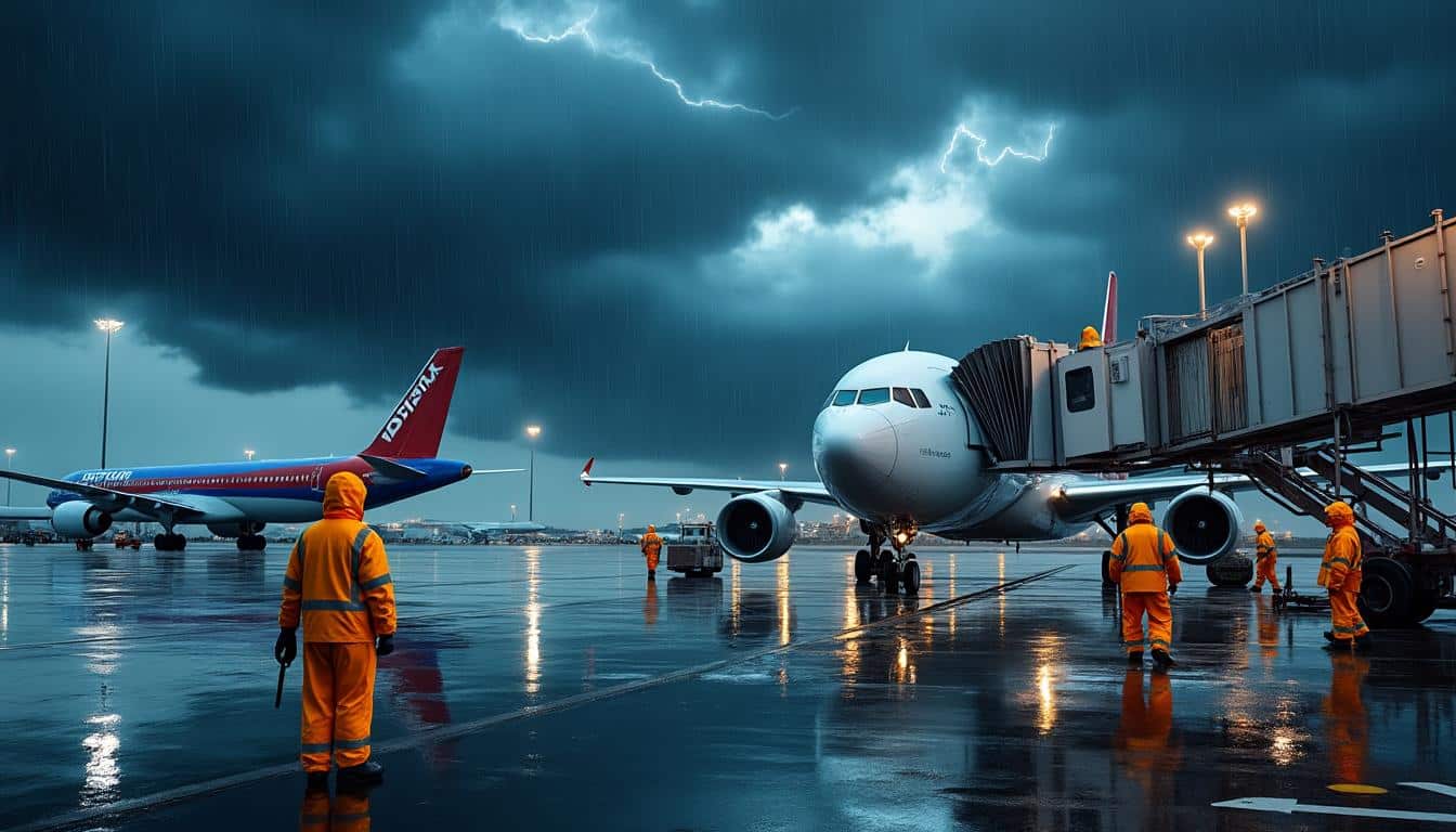 découvrez quelles compagnies aériennes offrent la meilleure fiabilité et sécurité lors de conditions météorologiques défavorables pour voyager sereinement.
