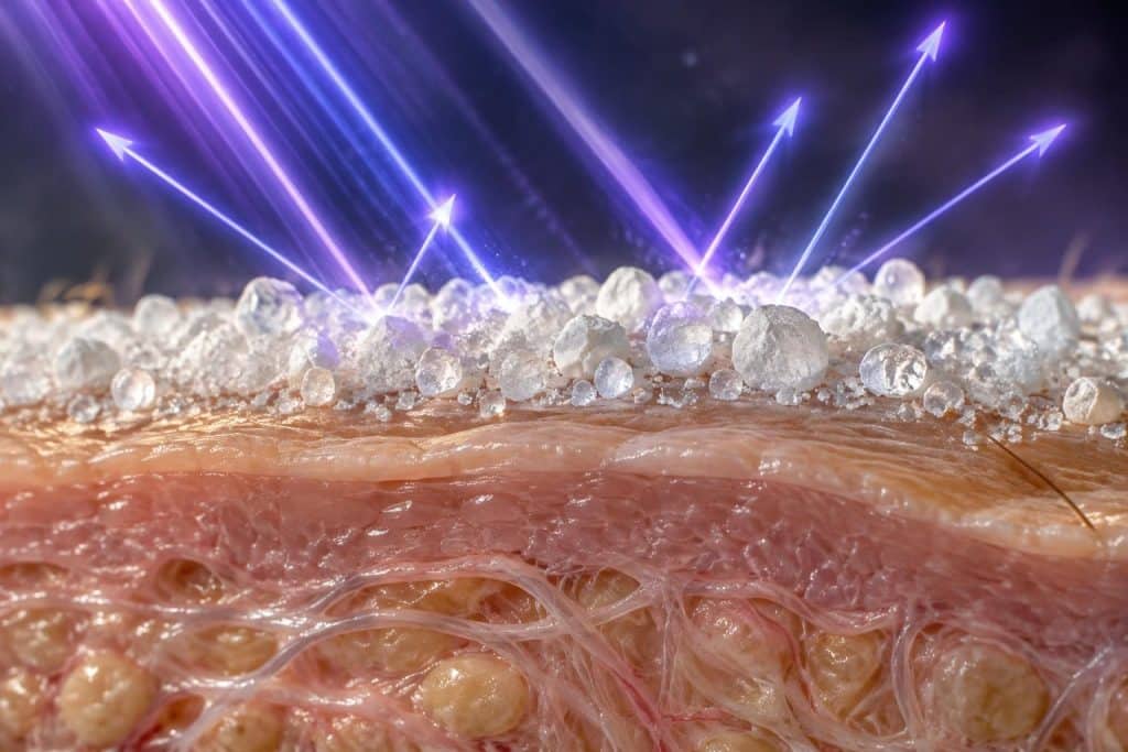 découvrez comment les filtres minéraux, comme l’oxyde de zinc et le dioxyde de titane, contribuent à protéger la peau des rayons uv.